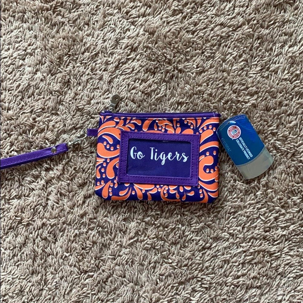 Clemson Tiger Wristlet!